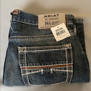 New Ariat Denim Men's M4 Relaxed Boot Cut Size 32x30